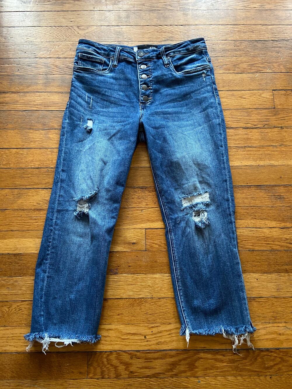 KUT From The KLOTH 'Rachael Fab Ab Mom Jean' sz 8L (shortened)